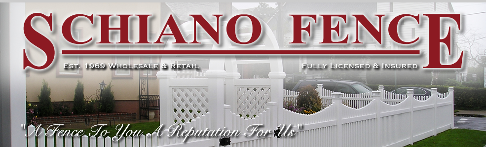 PVC Picket Fence Sales and Installation. Schiano Fence is located in Queens New York. Servicing the Tri-State area since 1969.