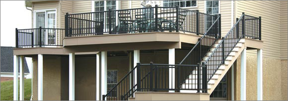 Richmond Aluminum Railing System, schiano fence company, queens new york